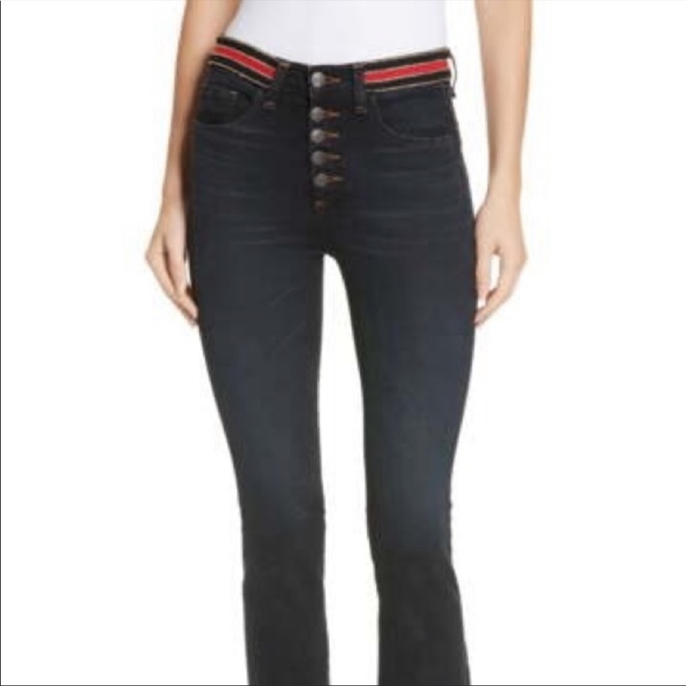 VERONICA BEARD Crop Flare Jeans